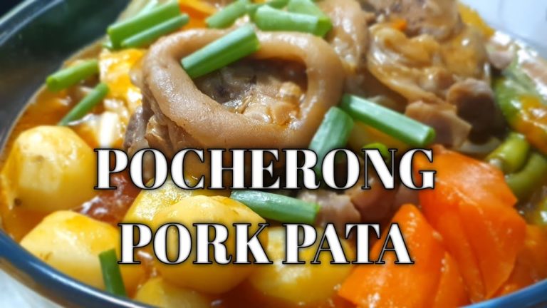 POCHERONG BABOY PATA RECIPE PORK RECIPE