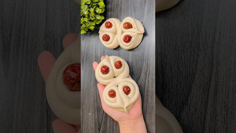 Beautiful Satisfying & creative pastry recipe.Bread,buns shapes! 🙏Please rate 1-10🫶 #short#sound