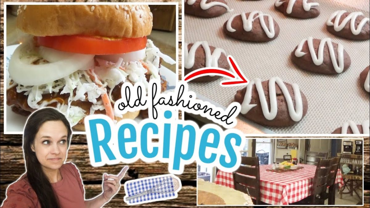 We gotta GO! | Grandma's Chocolate Drop Cookies & Snappy Lunch's Pork Chop Sandwich | 1960s Recipes