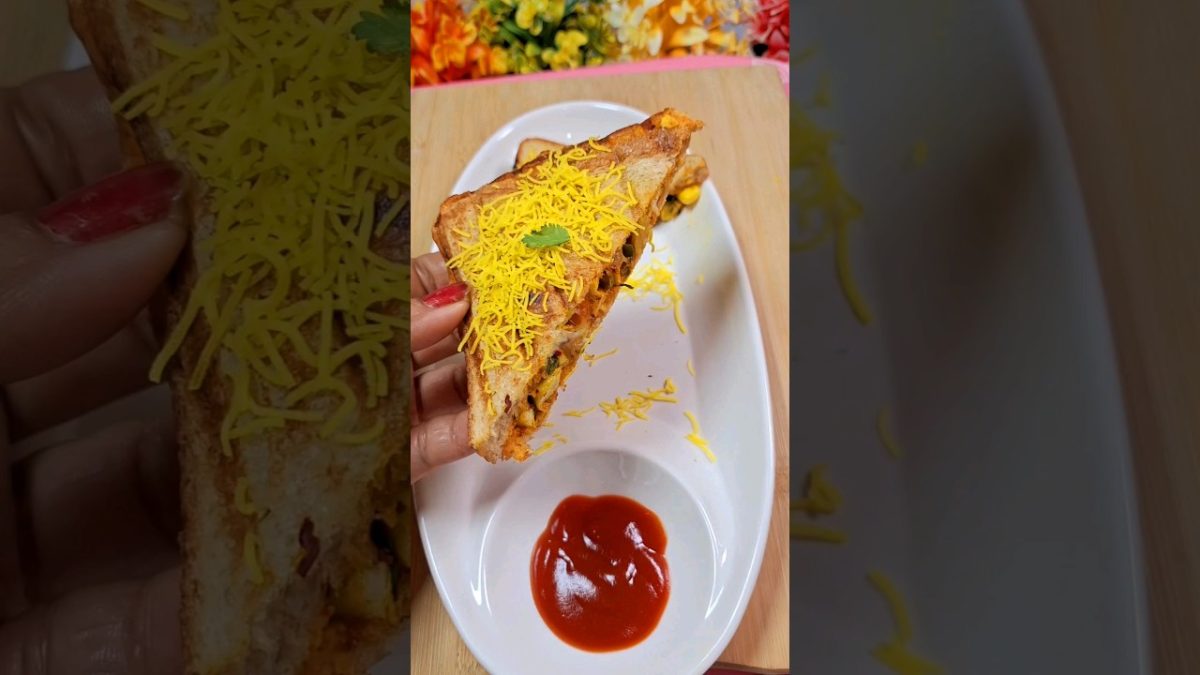 Sandwich Recipe | Bread Sandwich🥪😋 #shorts#trending#viral#bread#sandwich#sandwichrecipe#breadrecipe