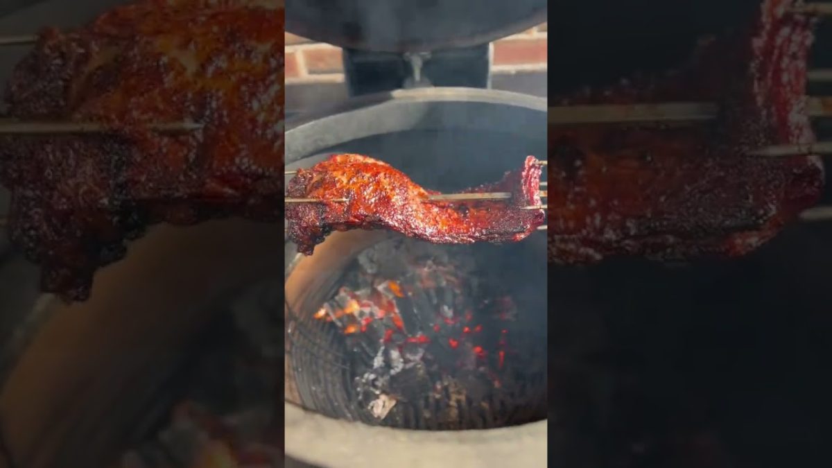 JoeTisserie Pork Ribs | Kamado Joe #grilling #recipes