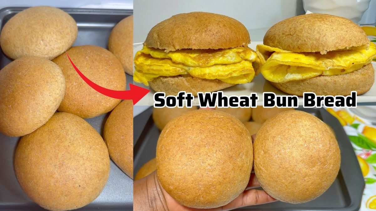 Most delicious soft bread bun recipe/wheat bread bun recipe/bun recipe/ beginners friendly