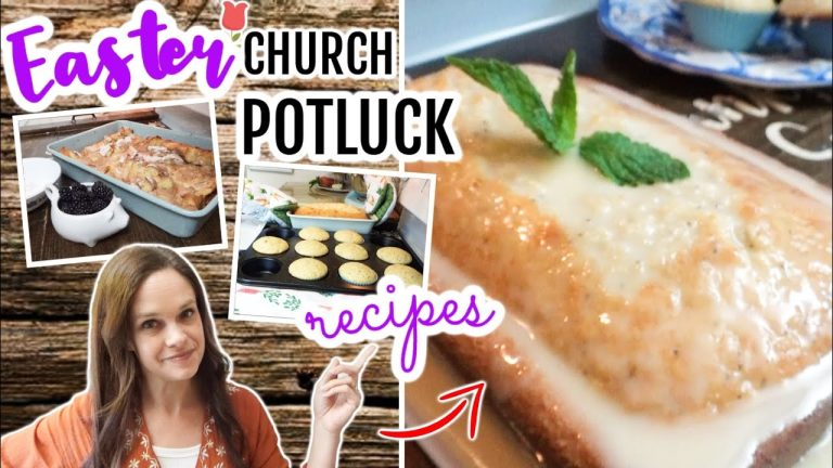 Church Potluck Recipes for EASTER! | Vanilla Poppyseed Bread w/ Orange Glaze and Baked French Toast