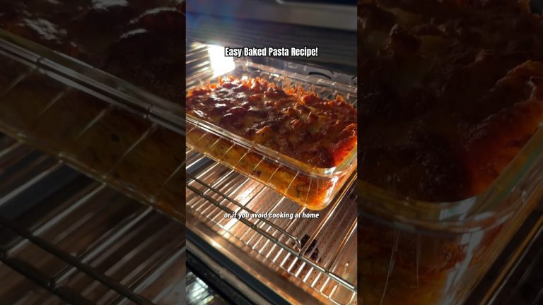 Baked Pasta Recipe for those who love EASY cooking! #recipe #home #pasta