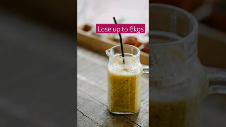 BANANA CHIA SEEDS SMOOTHIE FOR WEIGHT LOSS #smoothie #smoothierecipes #burnbellyfatfast #short