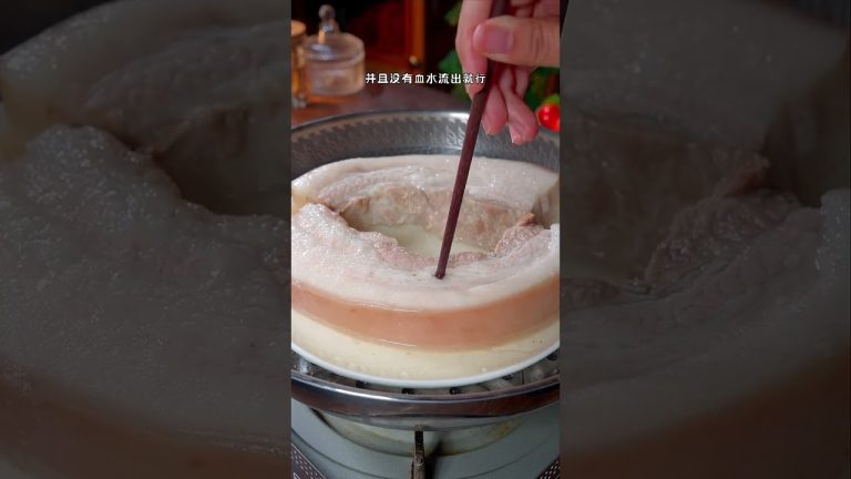 五花肉的神仙吃法，鲜香滑嫩，肥而不腻！ #五花肉 #白切五花肉  #家常菜做法 #一起學做菜 #家常菜 #烹飪 #美食 #料理 #美食教程