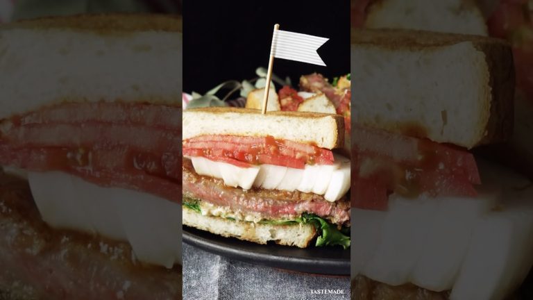 （反省）給料日でテンションが上がって贅沢をしてしまいました #shorts #黒毛和牛 #サンドイッチ #給料日 #和牛 #beefsandwich #beef #贅沢