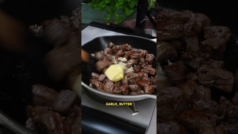 Quick and easy Garlic Butter Steak Bites