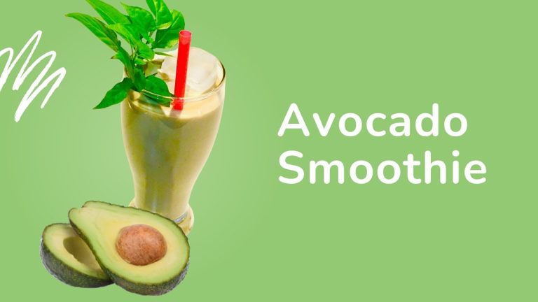 Easy Tasty Avocado Smoothie Recipe #avocadorecipes #smoothie