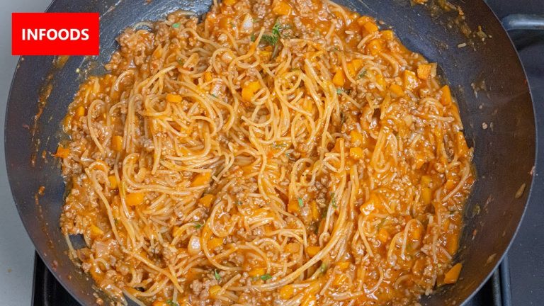 Spaghetti Bolognese Recipe | How to Cook Spaghetti Bolognese | Spaghetti Recipes | Infoods