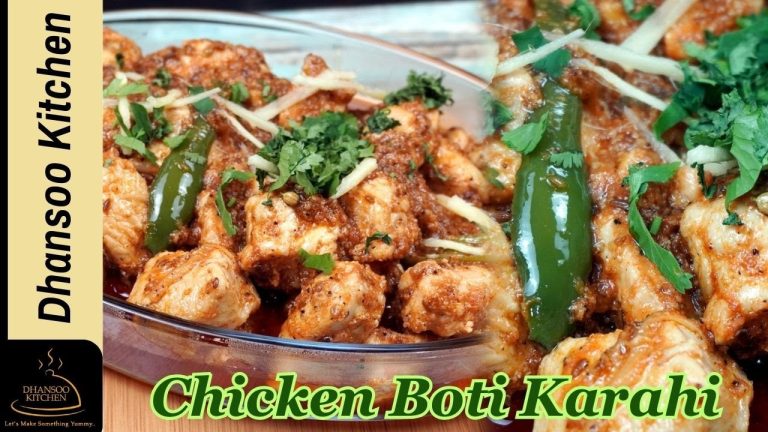 Chicken Boti Karahi Recipe | Chicken Karahi | New Ramzan Special Recipe by Dhansoo Kkitchen