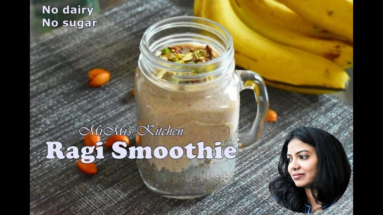 Ragi Breakfast Smoothie Recipe – No Milk – No Sugar – Ragi Recipes For Weight Loss | @MiMisKitchen