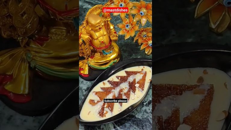 !bread dessert holi special!#shorts #viralshort #breaddessert #foodie  #song #music #recipe #viral