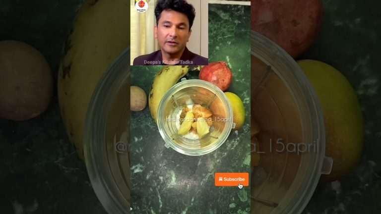 MasterChef Vikas Khanna's Breakfast Smoothie Recipe #shorts #vikaskhanna ‎@Rajnandaniverma_15April