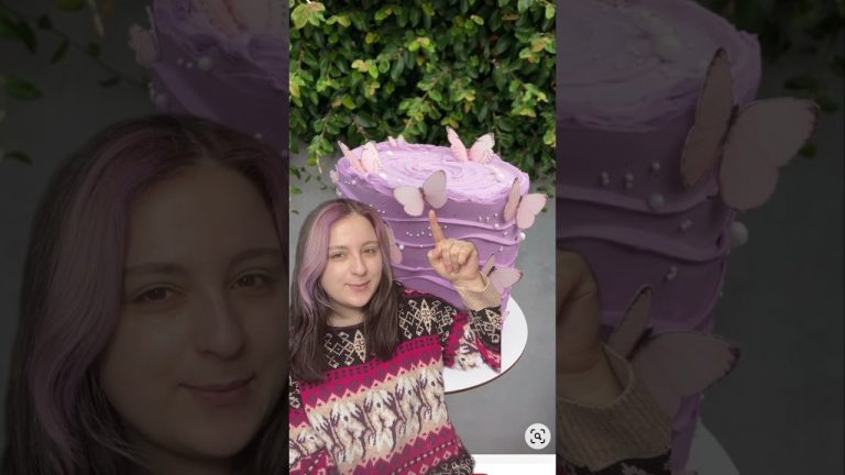 Kelebekli pasta yapıyorum 🦋sonuç nasıl oldu ? #ramadanonshorts2024 #cake #yemektarifleri