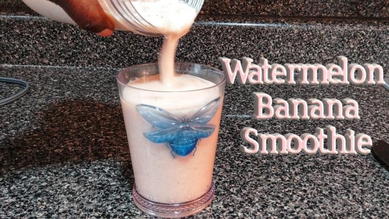 New Watermelon Banana Smoothie with De Don
