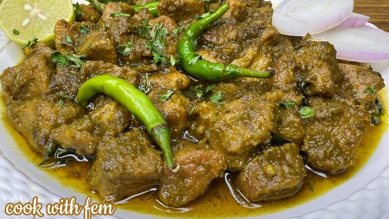 Sirf 10 Minute May Banaiye Hyderabadi Famous Hari Mirch Ka Tala Hua Gosht – Mirchi Ka Tala Hua Gosht