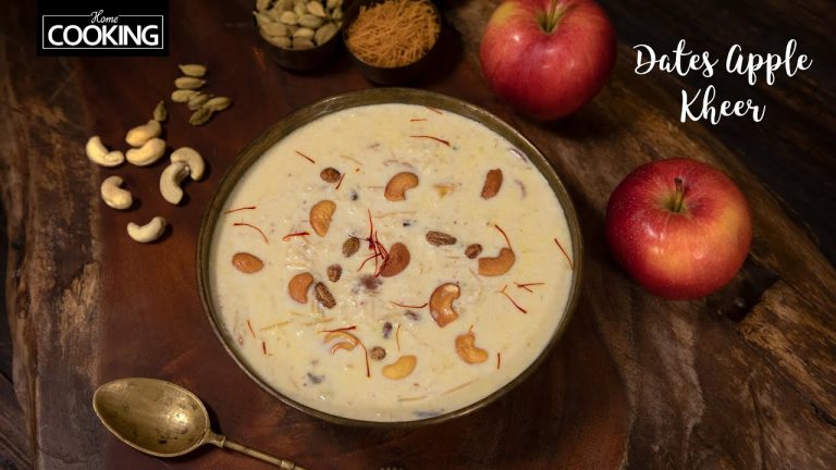 Dates Apple Kheer | Apple Payasam | Healthy Recipes | Sweet Recipes | Kheer Recipe | Dessert Recipes