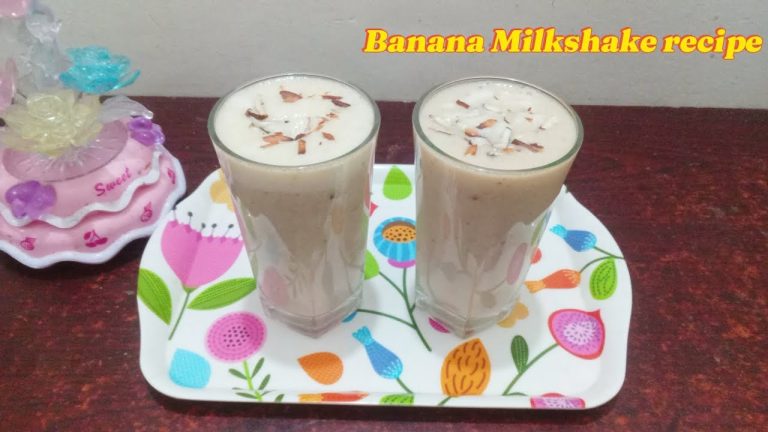 রমজান স্পেশাল👉 Easy Banana Milkshake recipe⁉️(recipe-11) |Healthy Banana smoothie for weight loss