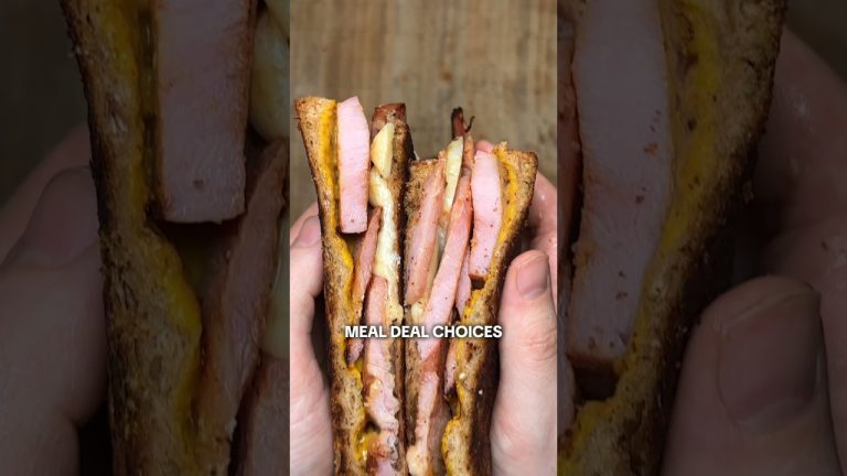 Making Top 10 Meal Deal Choices | Ham and Cheese