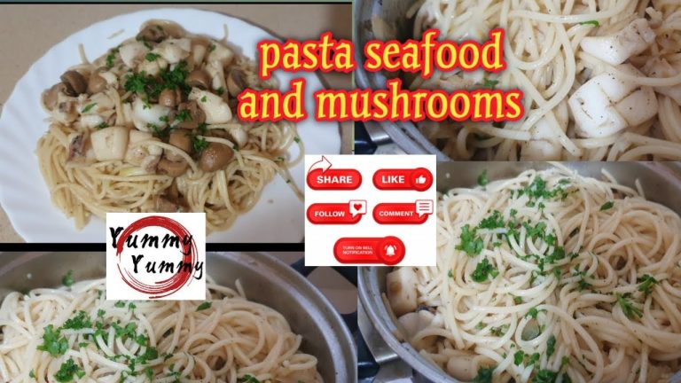 How to cook pasta seafood and mushrooms