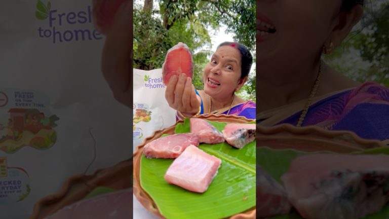 সবুঝ পাতায় কাতলা রেসিপি | Green Katla Fish Recipe #shorts #fish #fishing #fishingvideo