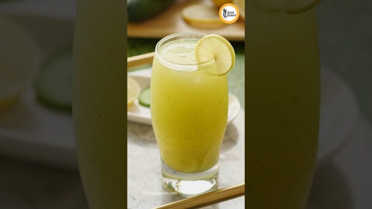 Refreshing Cucumber Lemonade Cooler –  Iftar Drink Recipe By Food Fusion