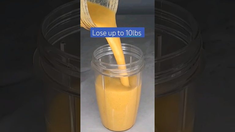 BANANA CARROT SMOOTHIE FOR WEIGHT LOSS #smoothie #smoothierecipes #burnbellyfatfast #shorts