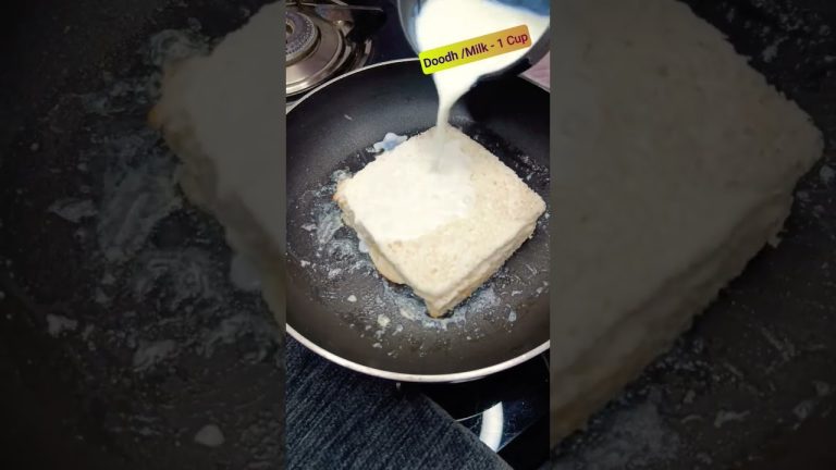 VIRAL BREAD MILK HACK | 🤯🍞🤯 #shorts #viral #bread #breadrecipe #viralfood #food  #trendingrecipe