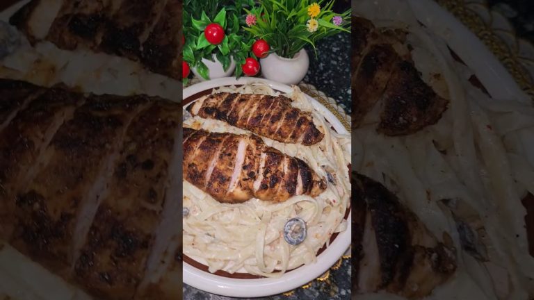 Fettuccine Alfredo sauce Pasta 😋🤤 #shorts #trending #viral #youtube #cooking