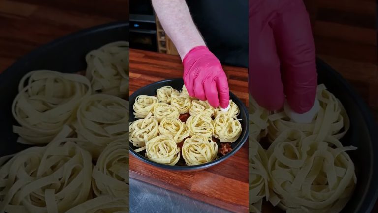 Zapiekane tagliatelle z ragù  |  Tefal Ingenio #przepis #obiad