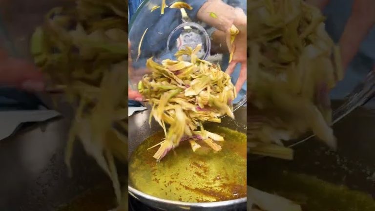 #adv PACCHERI con CARCIOFI, FONDUTA di PECORINO e ALICI🌸🍝 #Shorts