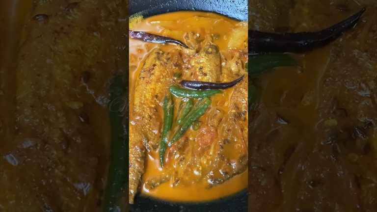 Pabda fish with potato curry #shorts