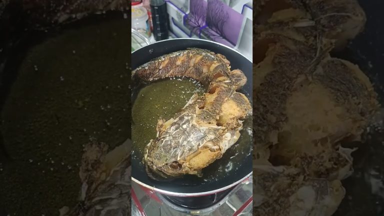 Cách làm món cá lóc chiên sốt mắm me #thanhsaudau #mukbang #calocchammamme #shorts