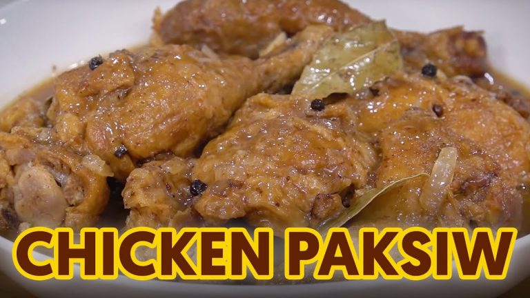 How to Cook Chicken Paksiw
