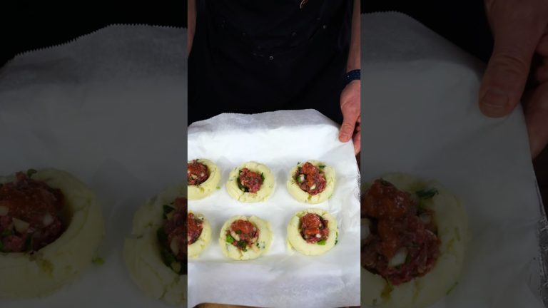 Potatoes 🥔 + ground beef. How should I call this dish? #cooking #shorts #recipe