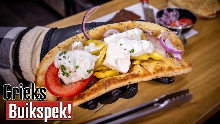 Broodje GRIEKS BUIKSPEK; Een Mediterrane twist!