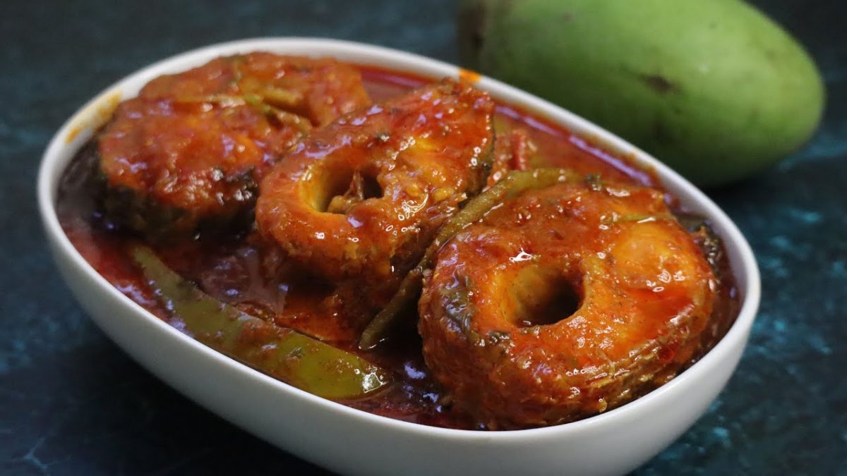 పచ్చి మామిడికాయ చేపల పులుసు | Raw Mango Fish Curry | Delicious Fish Curry Recipe | Fish Recipes