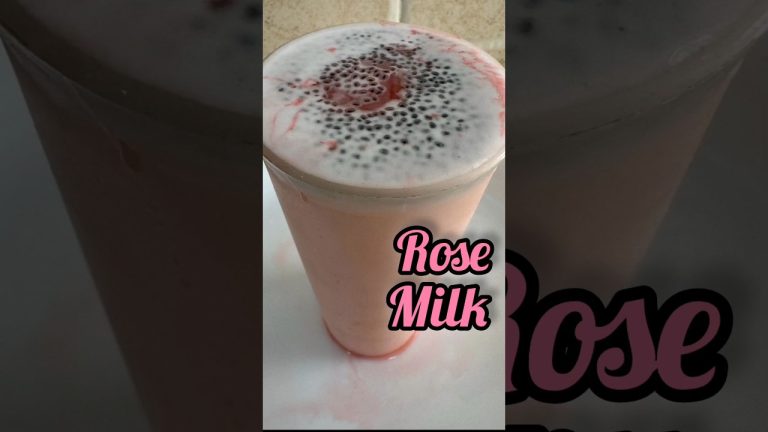 Summer Coolant Drink Rose 🌹 Milk రోజ్ మిల్క్ #ytshorts #rosemilk @Sridevinudurupatiskitchen