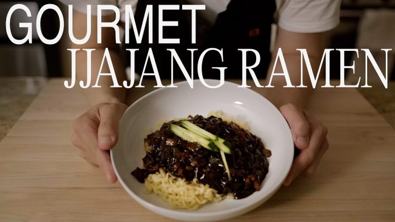 Upgrade Your Instant Jjajangmyeon with Pork Belly – Secret Recipe by Famous Korean actor | ASMR