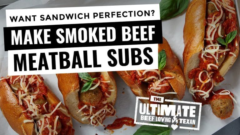 Want Sandwich Perfection? Make Smoked Beef Meatball Subs