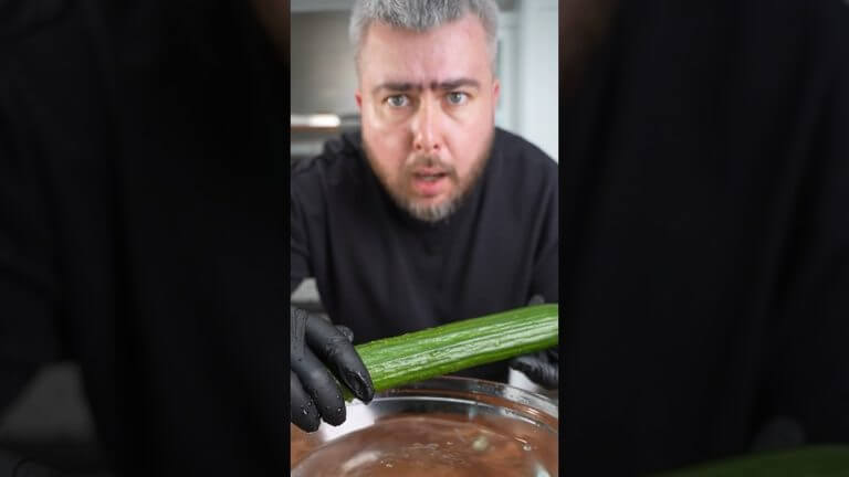 Cucumber Pasta #shorts #food #howto