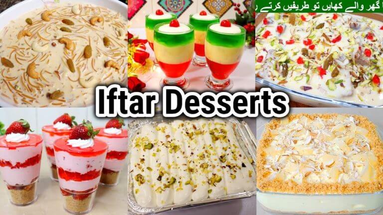 6 Delicious Iftar Desserts Recipes | Iftar Party Desserts | Ramadan Special Desserts 2022