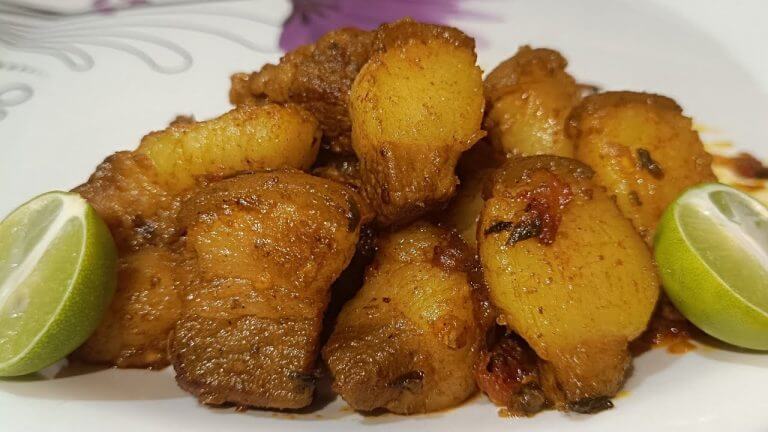 Pork fry | Pork Fry Without Oil | Pork Fry Recipe Abhi Cooking