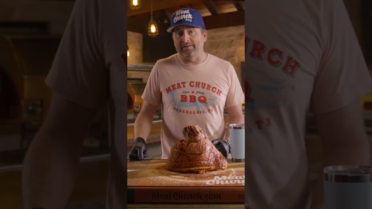 Easter Recipe – Honey & Brown Sugar Glazed Ham. Full video also on this channel. #meatchurch #ham