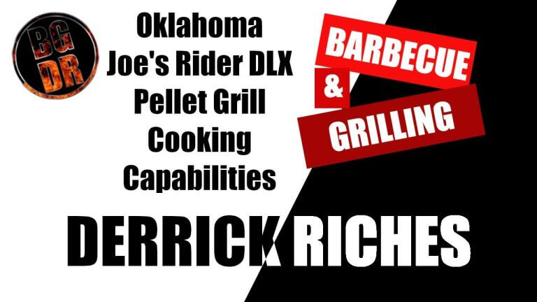 Cooking on the Oklahoma Joe's Rider DLX Pellet Grill #pelletgrill #bbq