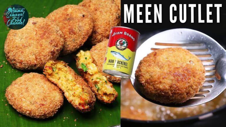 Meen Cutlet Recipe In Tamil | மீன் கட்லட் | Canned Mackerel Cutlet | Cutlet Recipes In Tamil