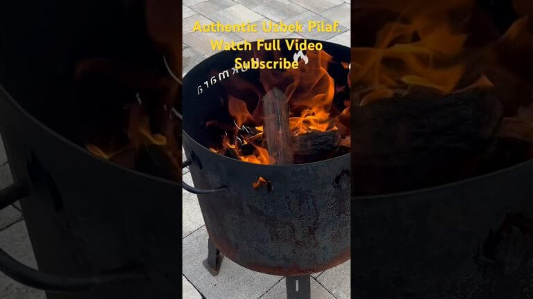 Authentic Uzbek Pilaf Recipe Video – Full Video Available on Channel
