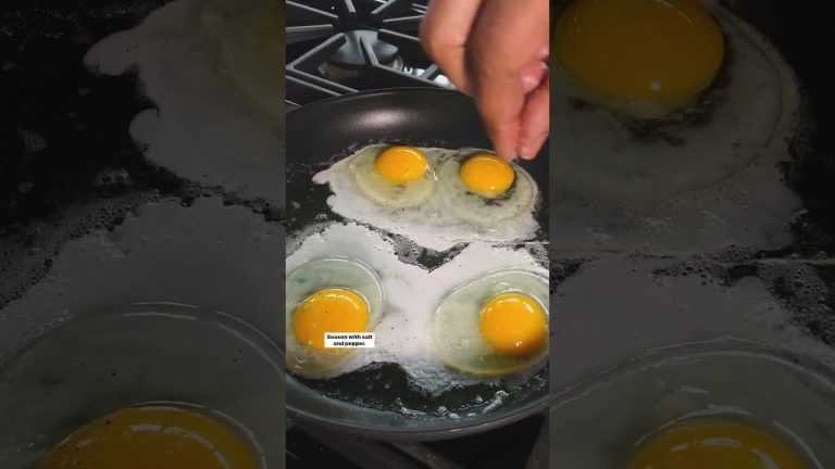 Perfect Fried Eggs #Shorts