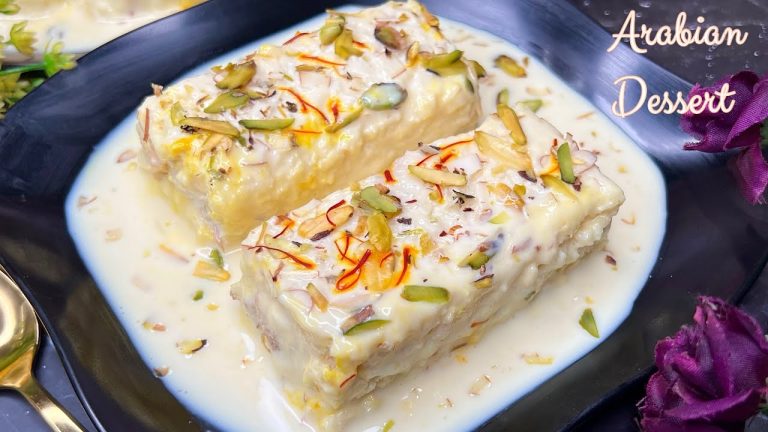 EID Special – ARABIAN DESSERT 🍧 ARABIAN PUDDING – Super EASY & TASTY Dessert Recipe For Eid Party